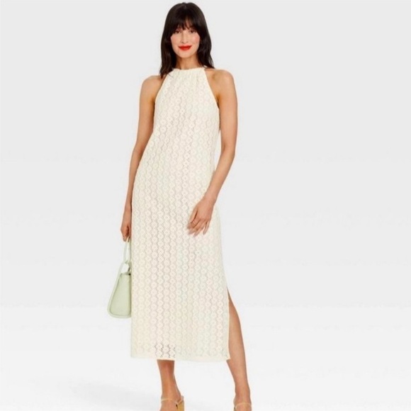 a new day Dresses & Skirts - Women's Sleeveless Crochet Dress - A New Day™ White Size S
